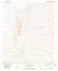 Gacho Hill NW 1981 topographic map thumbnail