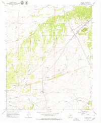 Galisteo 1966 topographic map thumbnail