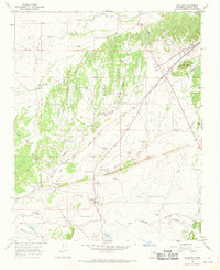 Galisteo 1966 topographic map thumbnail