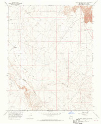 Gallegos Trading Post 1965 topographic map thumbnail