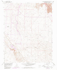 Gallegos Trading Post 1965 topographic map thumbnail