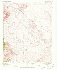 Gallegos 1969 topographic map thumbnail
