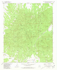 Gallo Mountains West 1981 topographic map thumbnail
