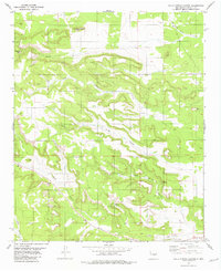 Gallo Spring Canyon 1981 topographic map thumbnail