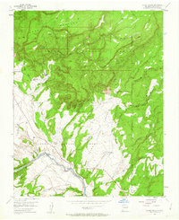 Ghost Ranch 1953 topographic map thumbnail