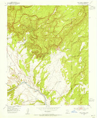 Ghost Ranch 1953 topographic map thumbnail