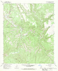 Gila Hot Springs 1965 topographic map thumbnail