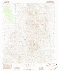 Gillespie Mountain 1982 topographic map thumbnail