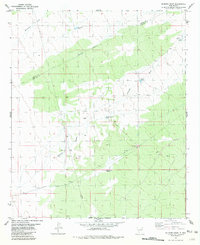 Gilmore Draw 1981 topographic map thumbnail