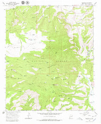 Glenwood 1965 topographic map thumbnail
