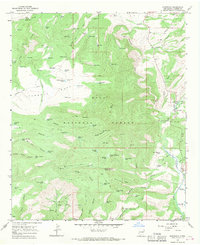 Glenwood 1965 topographic map thumbnail