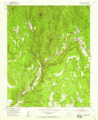 Glorieta 1953 topographic map thumbnail