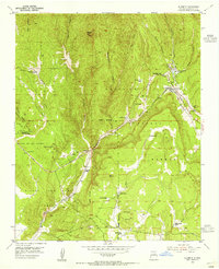 Glorieta 1953 topographic map thumbnail
