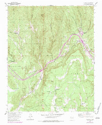 Glorieta 1953 topographic map thumbnail