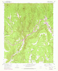 Glorieta 1953 topographic map thumbnail