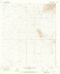 Goat Ridge 1964 topographic map thumbnail