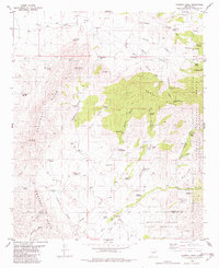 Godfrey Peak 1982 topographic map thumbnail