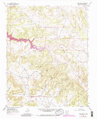 Gomez Ranch 1954 topographic map thumbnail