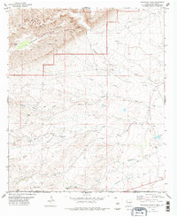 Grapevine Draw 1978 topographic map thumbnail