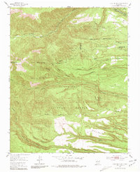 Guaje Mountain 1952 topographic map thumbnail