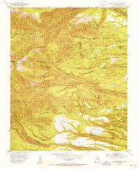 Guaje Mountain 1952 topographic map thumbnail