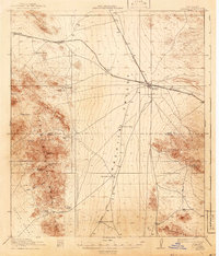 Hachita 1918 topographic map thumbnail