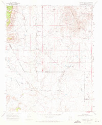 Hampton Ranch 1968 topographic map thumbnail