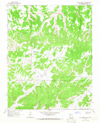 Hard Ground Flats 1963 topographic map thumbnail