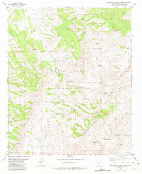Hardscrabble Mountains 1981 topographic map preview