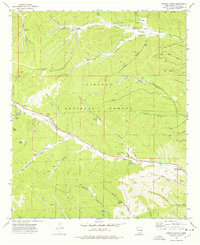 Harvey Ranch topographic map thumbnail