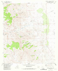 Hembrillo Canyon 1981 topographic map thumbnail