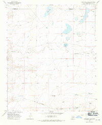 Hernandez Lake 1967 topographic map thumbnail