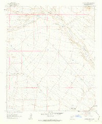 Hickman Ranch 1961 topographic map thumbnail