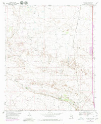 Hobbs SW 1969 topographic map thumbnail