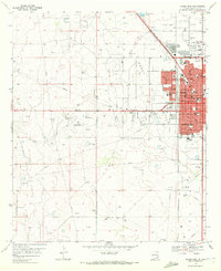 Hobbs West 1969 topographic map thumbnail