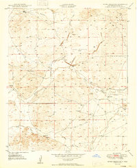 Hondo Reservoir 1949 topographic map thumbnail