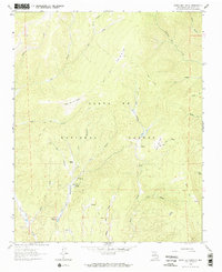 Honey Boy Ranch 1961 topographic map thumbnail