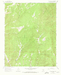 Honey Boy Ranch 1961 topographic map thumbnail