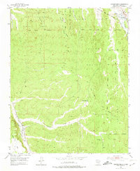 Horcado Ranch 1953 topographic map thumbnail