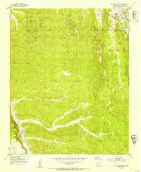 Horcado Ranch 1953 topographic map thumbnail