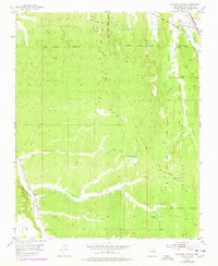 Horcado Ranch 1953 topographic map thumbnail