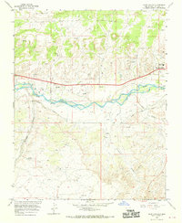 Horn Canyon 1965 topographic map thumbnail