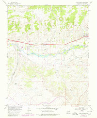 Horn Canyon 1965 topographic map thumbnail