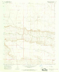 Horney Ranch 1966 topographic map thumbnail
