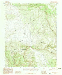 Horse Lake 1983 topographic map preview