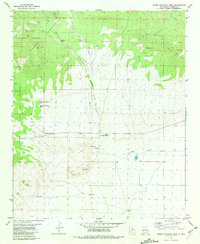 Horse Mountain West 1981 topographic map thumbnail