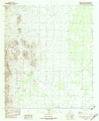 Horse Mountain 1982 topographic map thumbnail