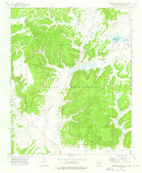 Horsehead Canyon NW 1972 topographic map thumbnail