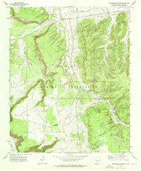 Horsehead Canyon 1972 topographic map preview