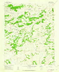 Hospah 1961 topographic map thumbnail